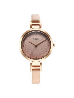 Titan - Women Raga Memoirs Pink Dial Leather Watch - 2752WL01 (M)