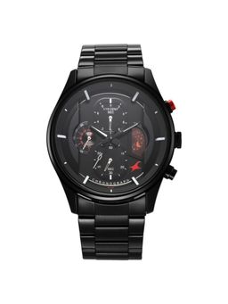 Fastrack - Men Opulence 2.0 Black Dial Stainless Steel Watch - 3315KM01 (M)