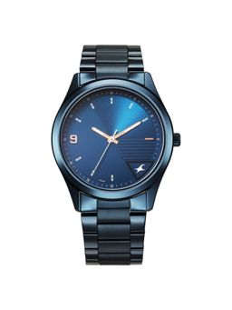 Fastrack - Men Stunners 9.0 Blue Dial Stainless Steel Watch - 3317QM01 (M)