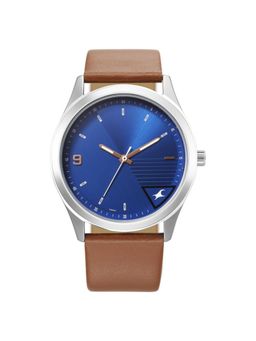 Fastrack - Men Stunners 9.0 Blue Dial Leather Watch - 3317SL01 (M)
