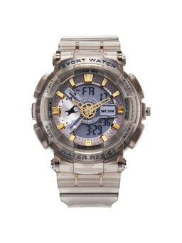 Fastrack - Men Streetstyle Grey Dial Polyurethane Watch - 38116PP02 (M)