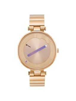 Fastrack - Women Meta We Rose Gold Dial Stainless Steel Watch - 6305WM01 (M)