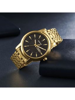 Sonata - Men 2.O Black Dial Stainless Steel Watch - 77141YM01 (M)