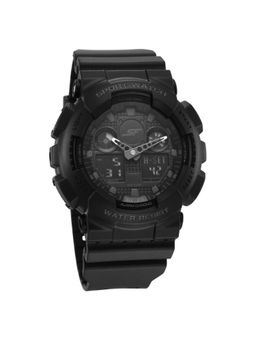 Sonata - Unisex SF Vigour Black Dial Polyurethane Watch - 87058PP04 (M)