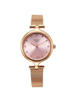 Titan - Women Raga Showstopper 2.0 Pink Dial Brass Watch - 95268WM01 (M)