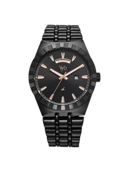 Fastrack - Men Vyb 3.0 Black Dial Metal Watch - FV30003NM01W (M)
