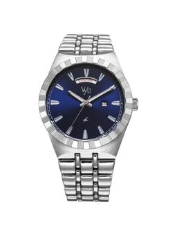 Fastrack - Men Vyb 3.0 Blue Dial Metal Watch - FV30003SM01W (M)