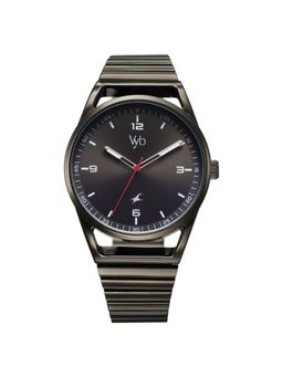Fastrack - Men Vyb 3.0 Charcoal Dial Metal Watch - FV30006QM01W (M)