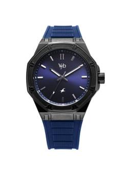 Fastrack - Men Vyb 3.0 Blue Dial Silicone Watch - FV30008NP03W (M)