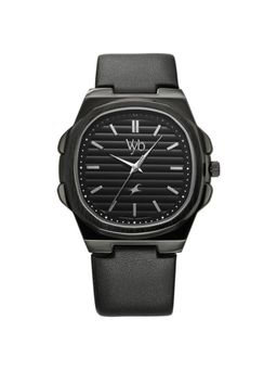 Fastrack - Men Vyb 3.0 Black Dial Leather Watch - FV30011NL01W (M)