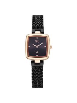 Fastrack - Women Vyb 3.0 Black Dial Stainless Steel Watch - FV60042KM01W (M)