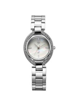 Fastrack - Women Vyb 3.0 Off White Dial Metal Watch - FV60043SM01W (M)