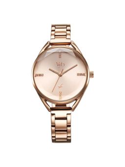 Fastrack - Women Vyb 3.0 Rose Gold Dial Alloy Watch - FV60052WM02W (M)