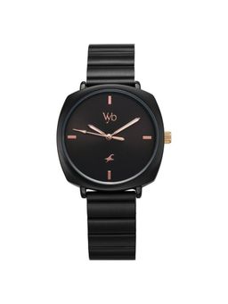 Fastrack - Women Vyb 3.0 Black Dial Metal Watch - FV60054KM01W (M)