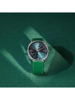 Sonata - Men Poze 3.0 Green Dial Leather Watch - SP70002SL02 (M)