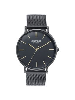 Sonata - Men Poze 3.0 Black Dial Stainless Steel Watch - SP70034NM01W (M)