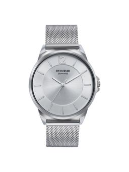 Sonata - Men Poze 3.0 Silver Dial Stainless Steel Watch - SP70042SM01 (M)