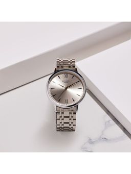 Sonata - Men Poze 3.0 Grey Dial Stainless Steel Watch - SP70044SM01W (M)