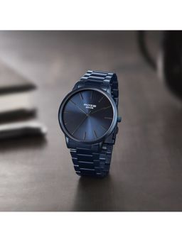 Sonata - Men Poze 3.0 Blue Dial Stainless Steel Watch - SP70045QM01W (M)