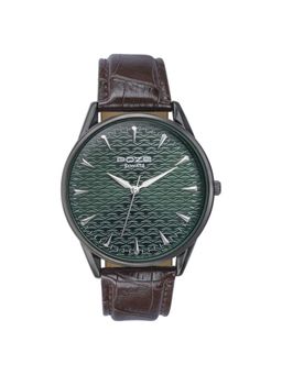 Sonata - Men Poze 3.0 Green Dial Leather Watch - SP70047QL01W (M)