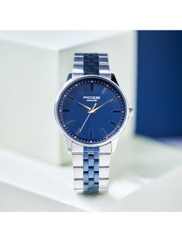 Sonata - Men Poze 3.0 Blue Dial Stainless Steel Watch - SP70048KM01W (M)