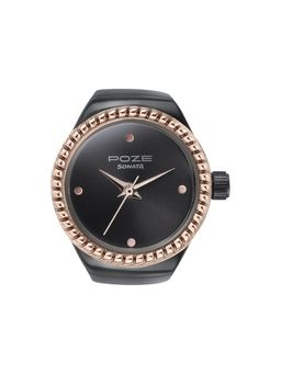 Sonata - Women Poze 3.0 Black Dial Stainless Steel Watch - SP80082KM01W (M)