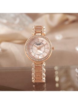 Sonata - Women Poze 3.0 Pink Dial Alloy Watch - SP80086WM01W (M)