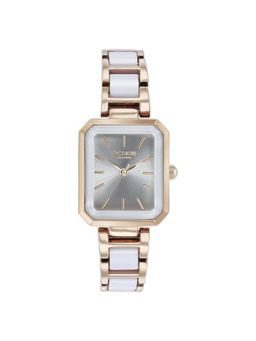 Sonata - Women Poze 3.0 White Dial Stainless Steel Watch - SP80094KD01W (M)