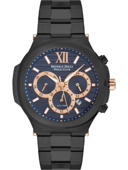 Beverly Hills Polo Club - Men Multi Function Navy Blue Dial Watch (M)