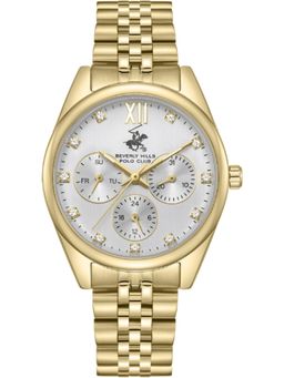 Beverly Hills Polo Club - Women Multi Function Mother Of Pearl Dial Watch (M)