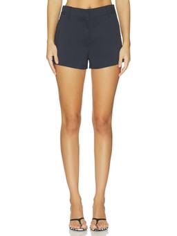 4th & Reckless - Revolve Soph Women's Tailored Twill Shorts Black