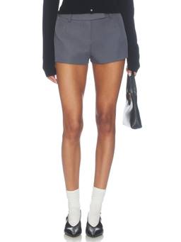 ALL THE WAYS - Jessalyn Women's Tailored Suiting Hot Shorts Grey