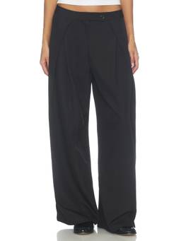ALL THE WAYS - Sennie Women's Pleated Wide-Leg Palazzo Pants Black