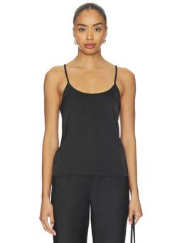 ALL THE WAYS - Larissa Women's Adjustable Strap Cami Top Black