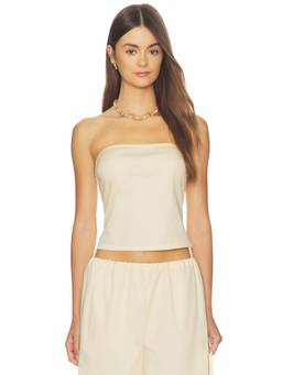 ALL THE WAYS - X Blake Evin Women's Strapless Twill Tube Top Cream