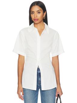 ALL THE WAYS - Joan Women's Collared Button-Down Shirt White