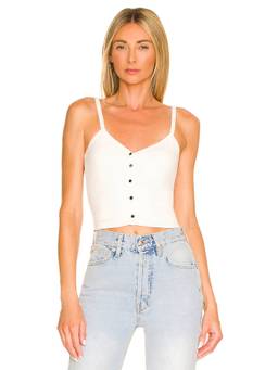 ALL THE WAYS - Millicent Women's Sleeveless Halter Neck Jersey Top White