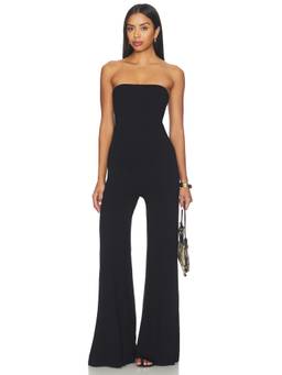 AFRM - Nicola Women's Strapless Wide-Leg Jumpsuit Black