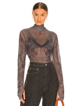 AFRM - Perla Shiny Knit Women's One Shoulder Crop Top Multi-Color