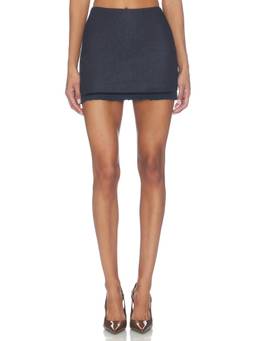 Amanda Uprichard - Katalina Women's Built-In Shorts Mini Skort Navy Blue