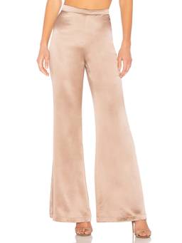 Amanda Uprichard - Noho Women's Mid-Waist Pinstriped Wide-Leg Trousers Navy Blue