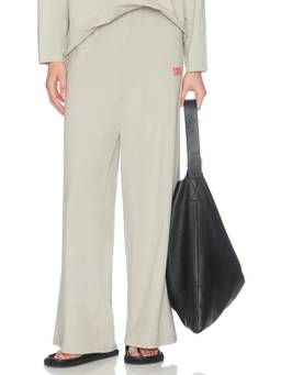 American Vintage - Gixy Women's Elastic Waist Wide-Leg Joggers Beige