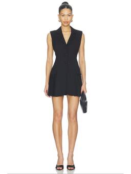 ASTR the Label - Gianna Women's Sleeveless Button-Down Shirt Mini Dress Black