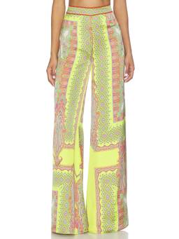 Alexis - Triest Women's High-Waist Wide-Leg Palazzo Pants Yellow