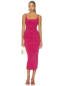 Bec + Bridge - Karina Women's Ruched Split Maxi Dress Pink