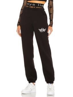 Boys Lie - Had Me At Merlot Women's Drawstring Fleece Joggers Maroon