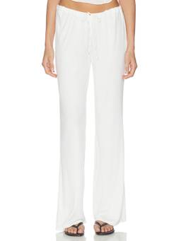 BUCI - Jolee Women's Drawstring Wide-Leg Palazzo Pants Cream