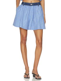 Cinq a Sept - Madalyn Women's High-Waist Poplin Shorts Blue