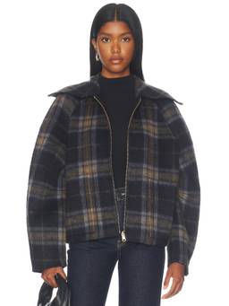 Clea - Liora Women's Reversible Zippered Jacket Multi-Color