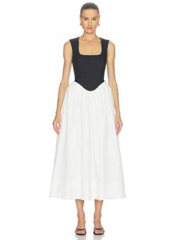 Camila Coelho - Dalia Women's Sleeveless Square Neck Maxi Dress Multi-Color
